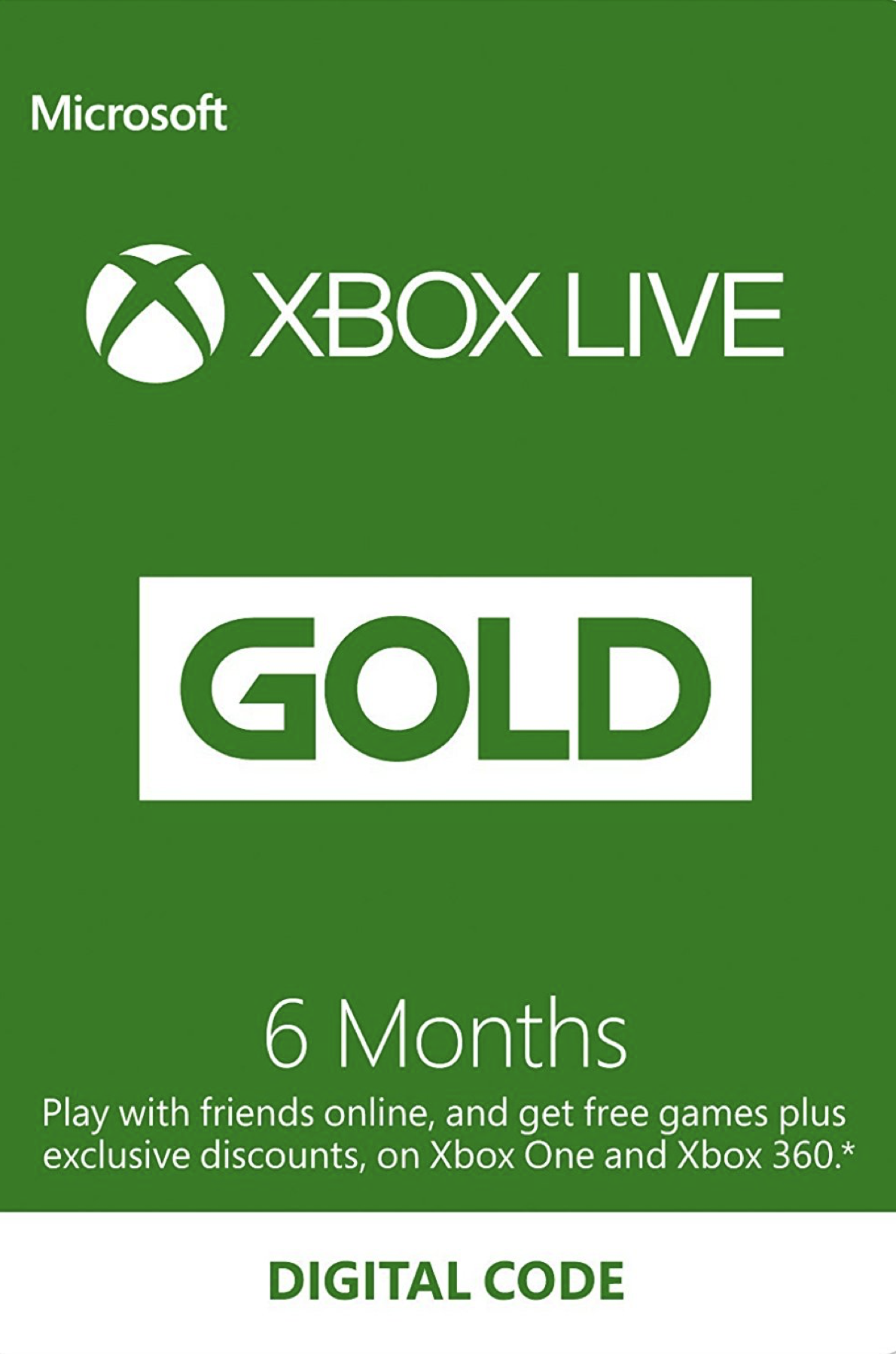 Xbox 360 Xbox One Live Gold 6 Monate