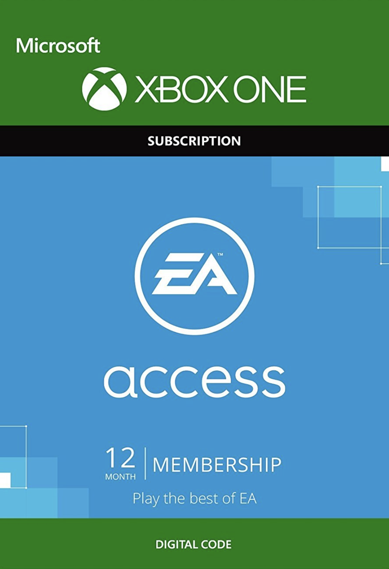 EA Access 12 Monate Gamecard Xbox One