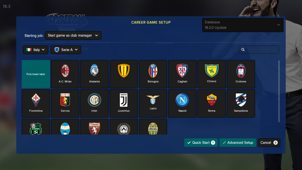 Football Manager (FM) Touch 2018 Switch CD Key, Key